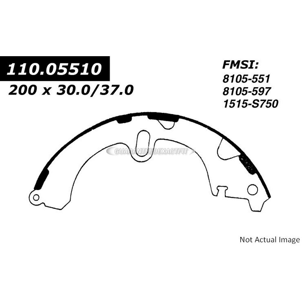  toyota Tercel brake/shoe/set 