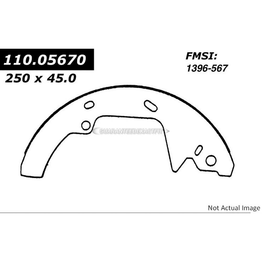  ford Taurus brake/shoe/set 