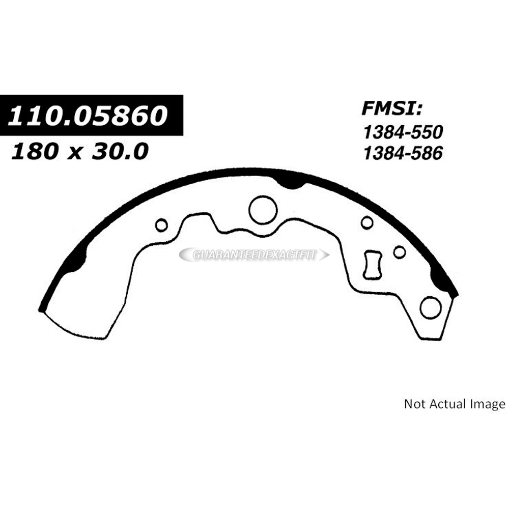  chevrolet Sprint brake/shoe/set 