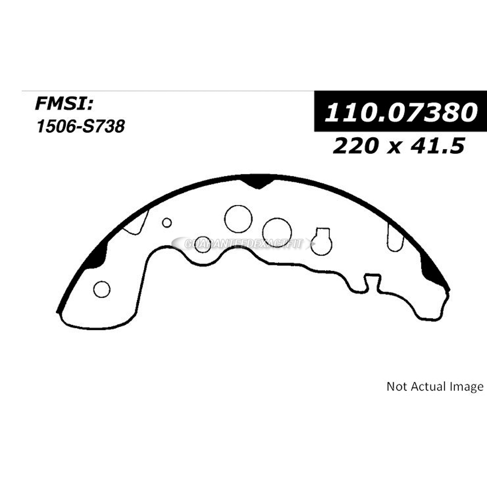  chevrolet Tracker brake/shoe/set 