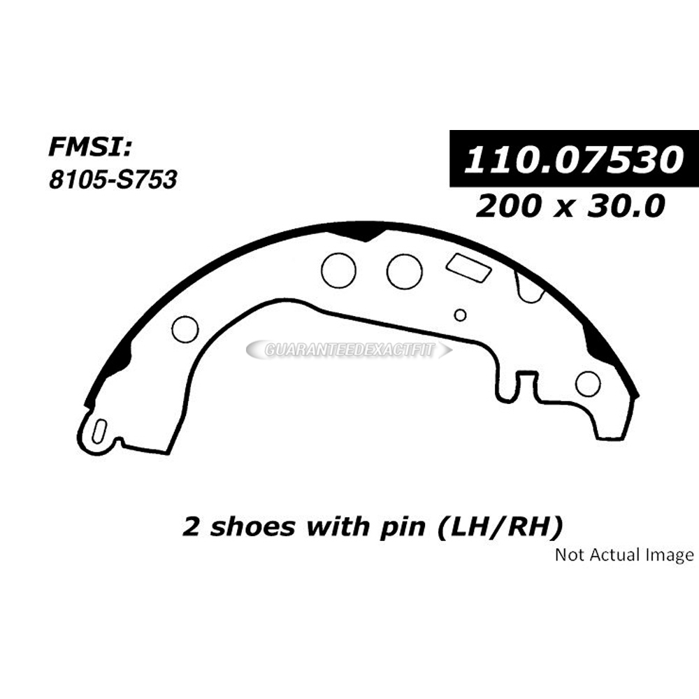  toyota Prius brake/shoe/set 
