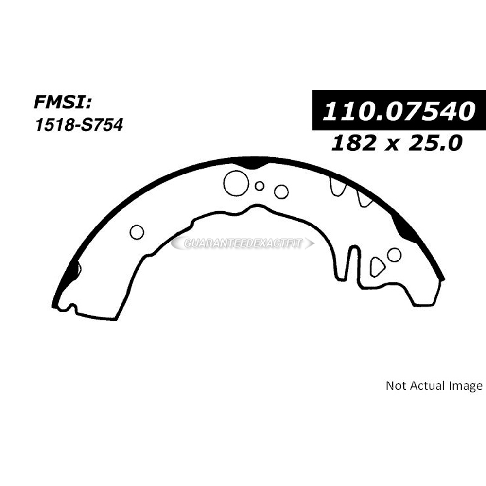  toyota Echo brake/shoe/set 