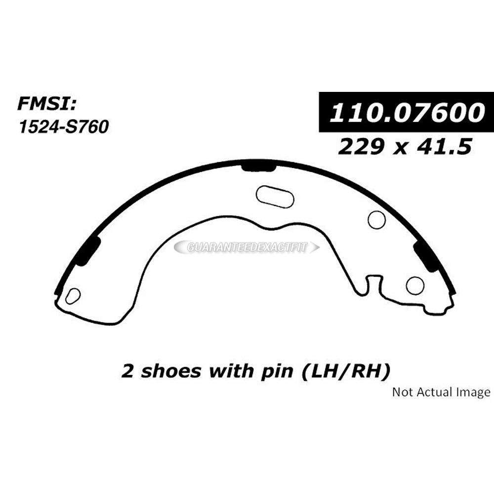  ford Escape brake/shoe/set 