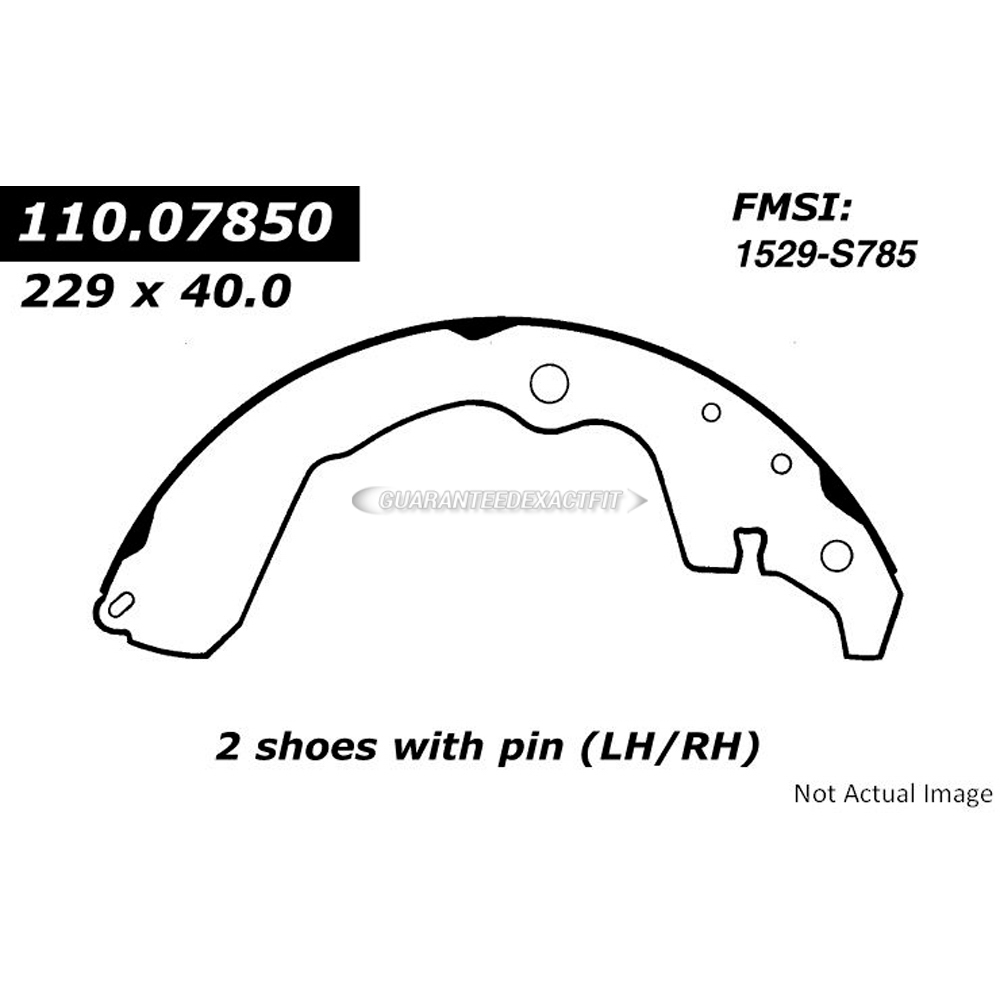  toyota Matrix brake/shoe/set 