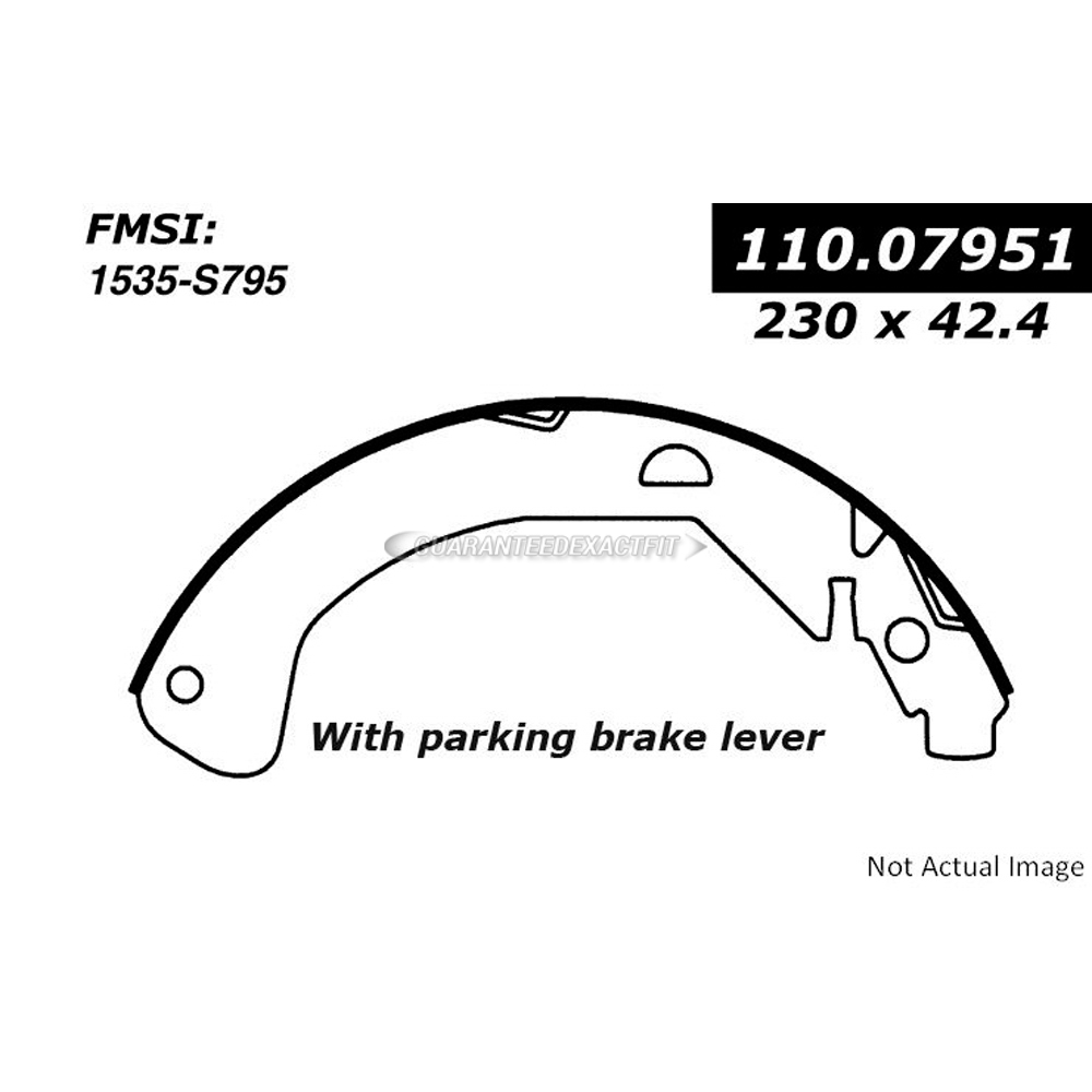  chevrolet Cobalt brake/shoe/set 