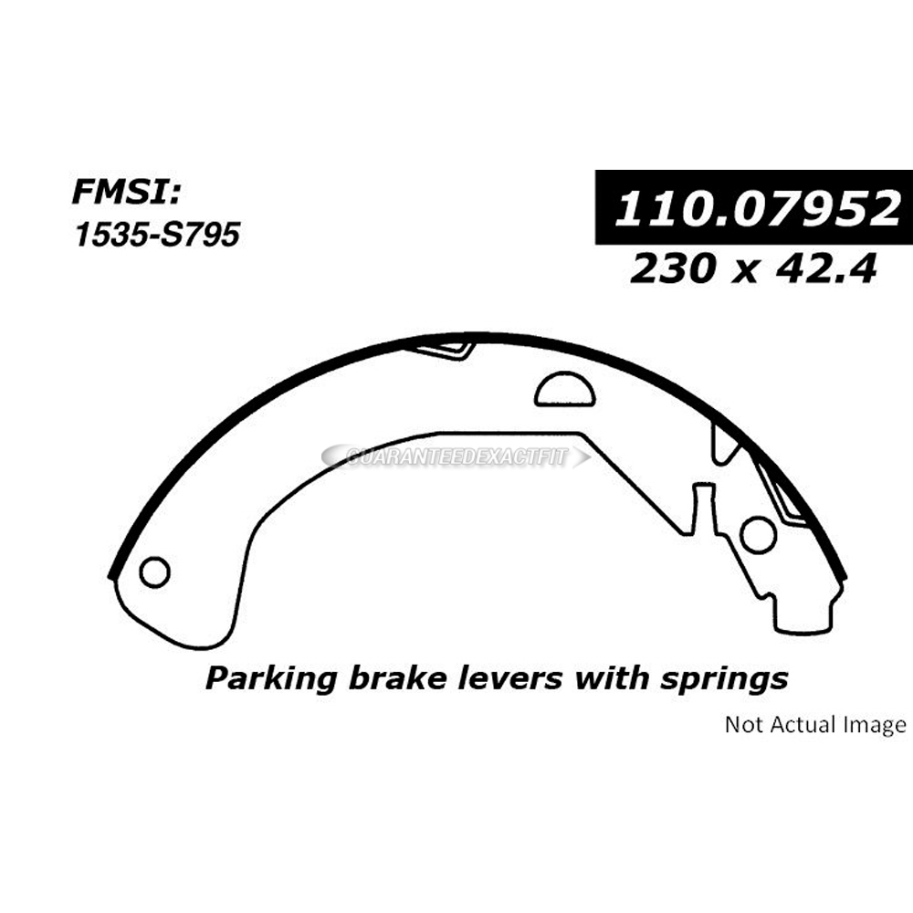  chevrolet Malibu brake/shoe/set 