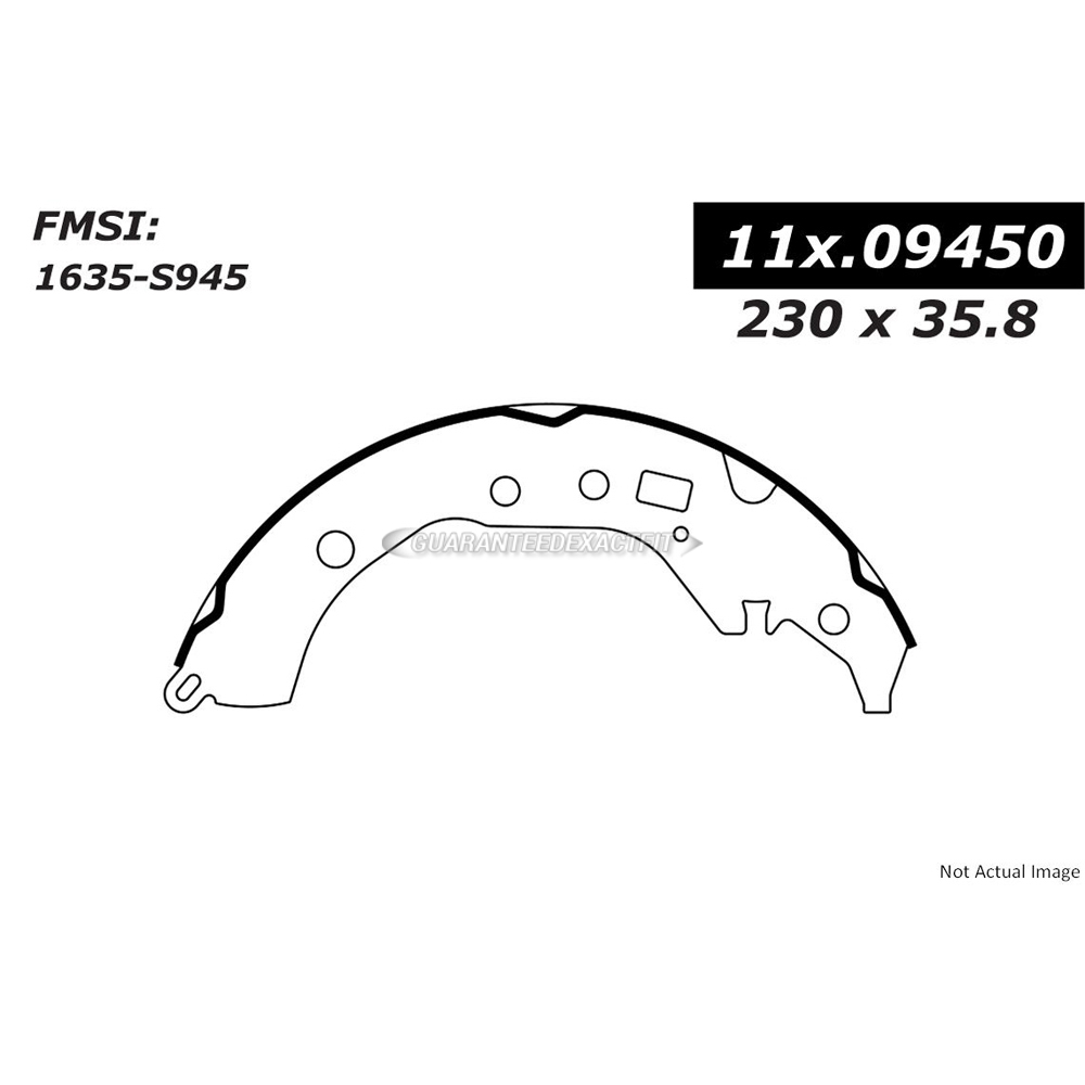  toyota prius c brake/shoe/set 