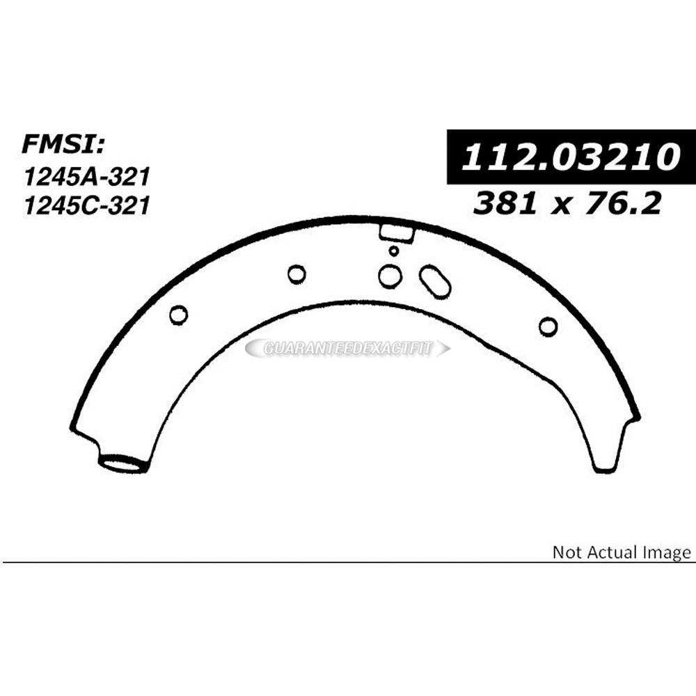  chevrolet C70 brake/shoe/set 